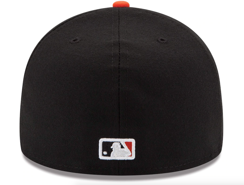 Men's Baltimore Orioles New Era White/Orange Home Authentic Collection On-Field 59FIFTY Fitted Hat Official Team Hat Sports Fan Cap Official MLB Team