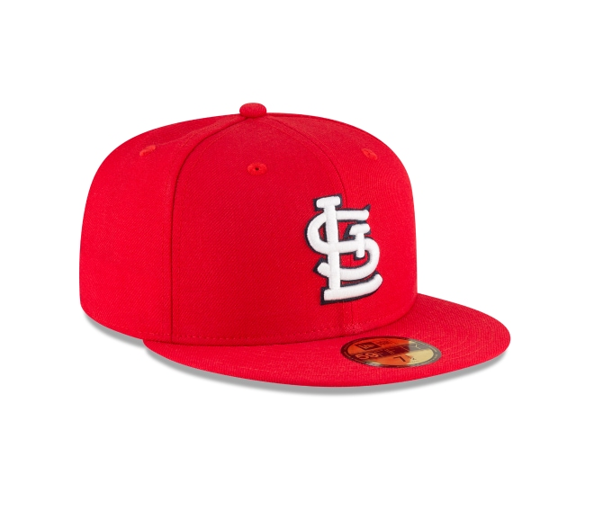 St. Louis Cardinals New Era 2006 World Series Wool 59FIFTY Fitted Hat - Red Official Team Hat Sports Fan Cap Official MLB Team Hat Baseball Fan Cap