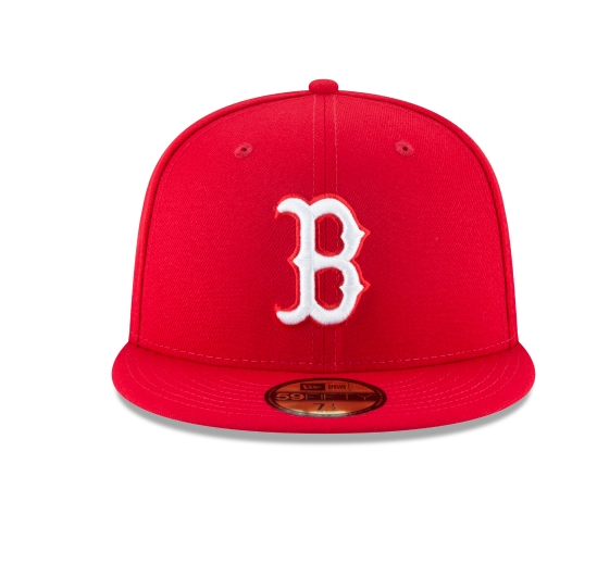 Men's Boston Red Sox New Era Red 59FIFTY Hat Official Team Hat Sports Fan Cap Official MLB Team Hat Baseball Fan Cap