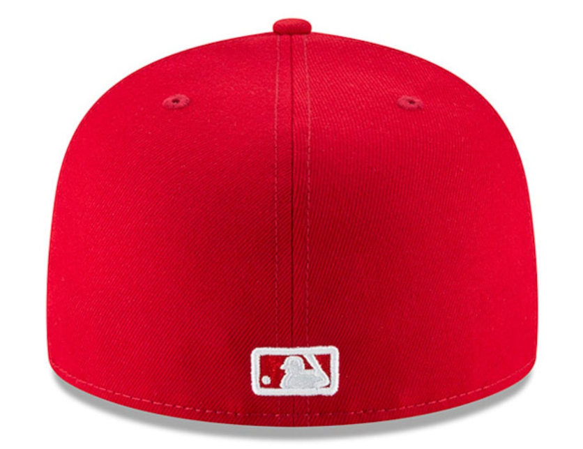 Men's Chicago White Sox New Era MLB Basic Scarlet 59FIFTY Fitted Hat Official Team Hat Sports Fan Cap Official MLB Team Hat Baseball Fan Cap