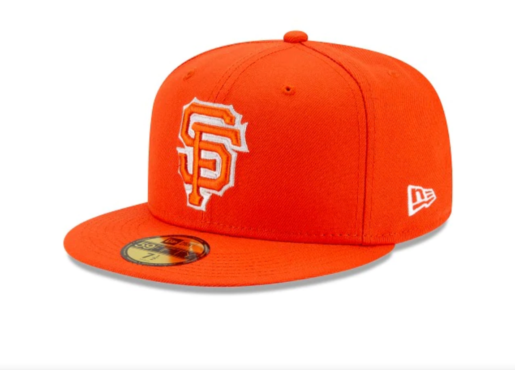 Men's San Francisco Giants New Era Orange City Connect 59FIFTY Fitted Hat Official Team Hat Sports Fan Cap Official MLB Team Hat Baseball Fan Cap