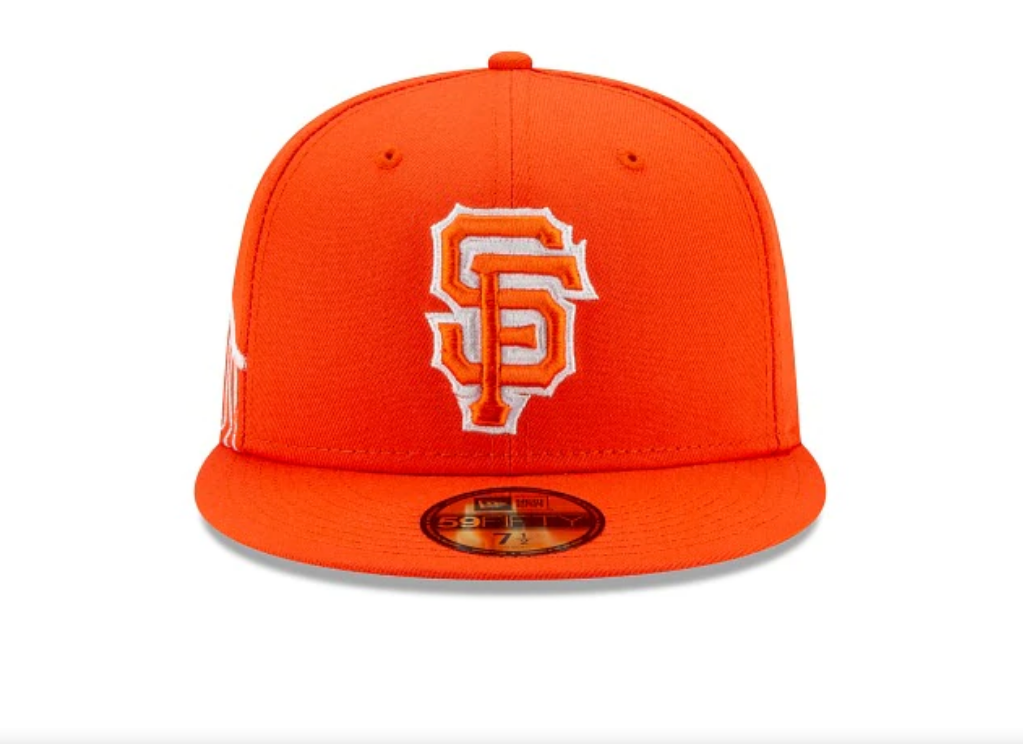 Men's San Francisco Giants New Era Orange City Connect 59FIFTY Fitted Hat Official Team Hat Sports Fan Cap Official MLB Team Hat Baseball Fan Cap