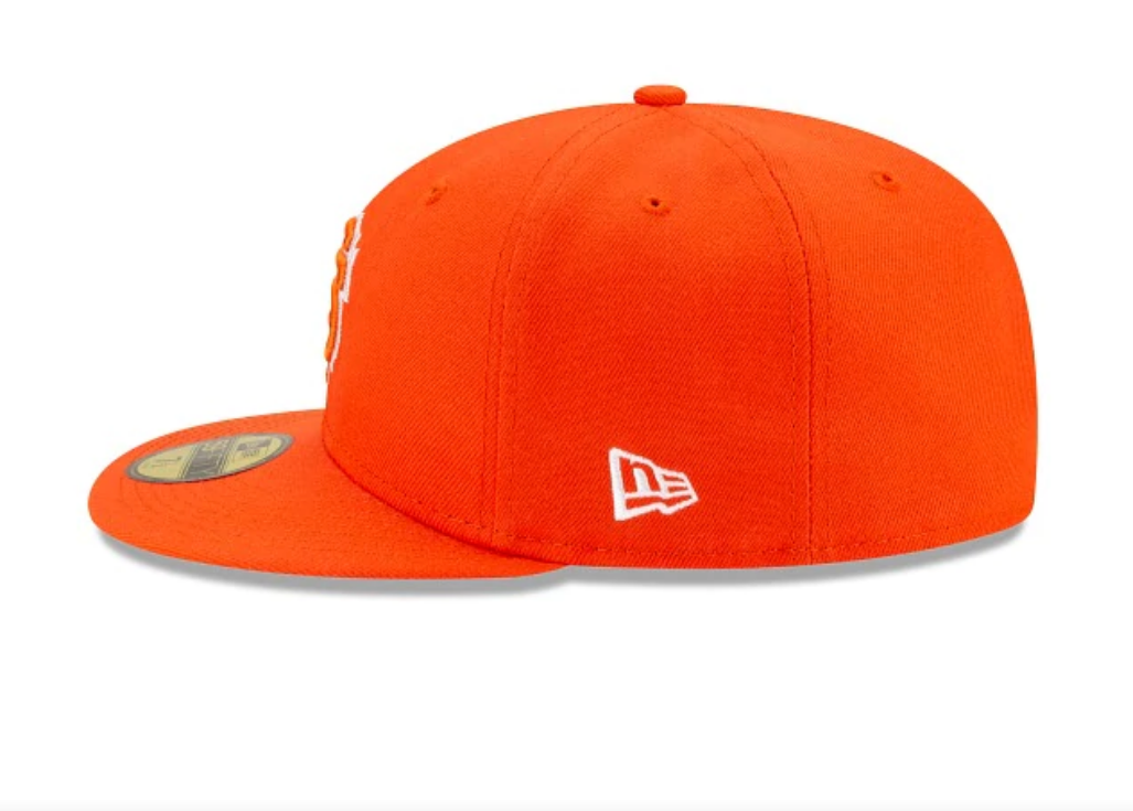 Men's San Francisco Giants New Era Orange City Connect 59FIFTY Fitted Hat Official Team Hat Sports Fan Cap Official MLB Team Hat Baseball Fan Cap