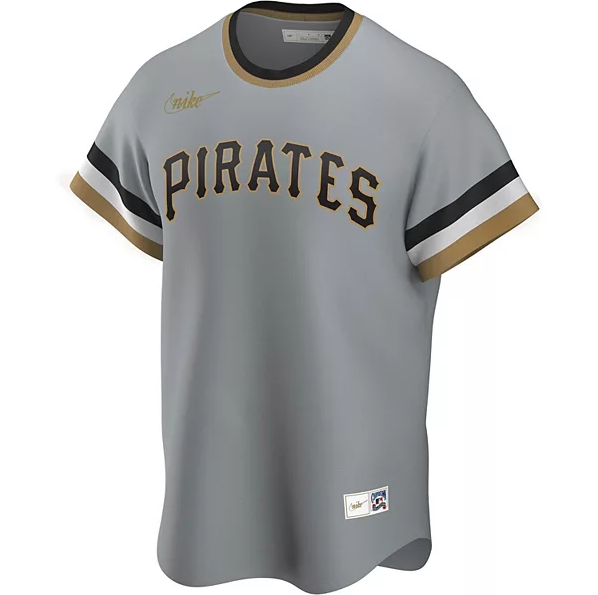 Men's Pittsburgh Pirates Roberto Clemente Nike Road Gray Replica Jersey Official Team Jersey Sports Fan Apparel Official MLB Team Jersey Baseball Fan
