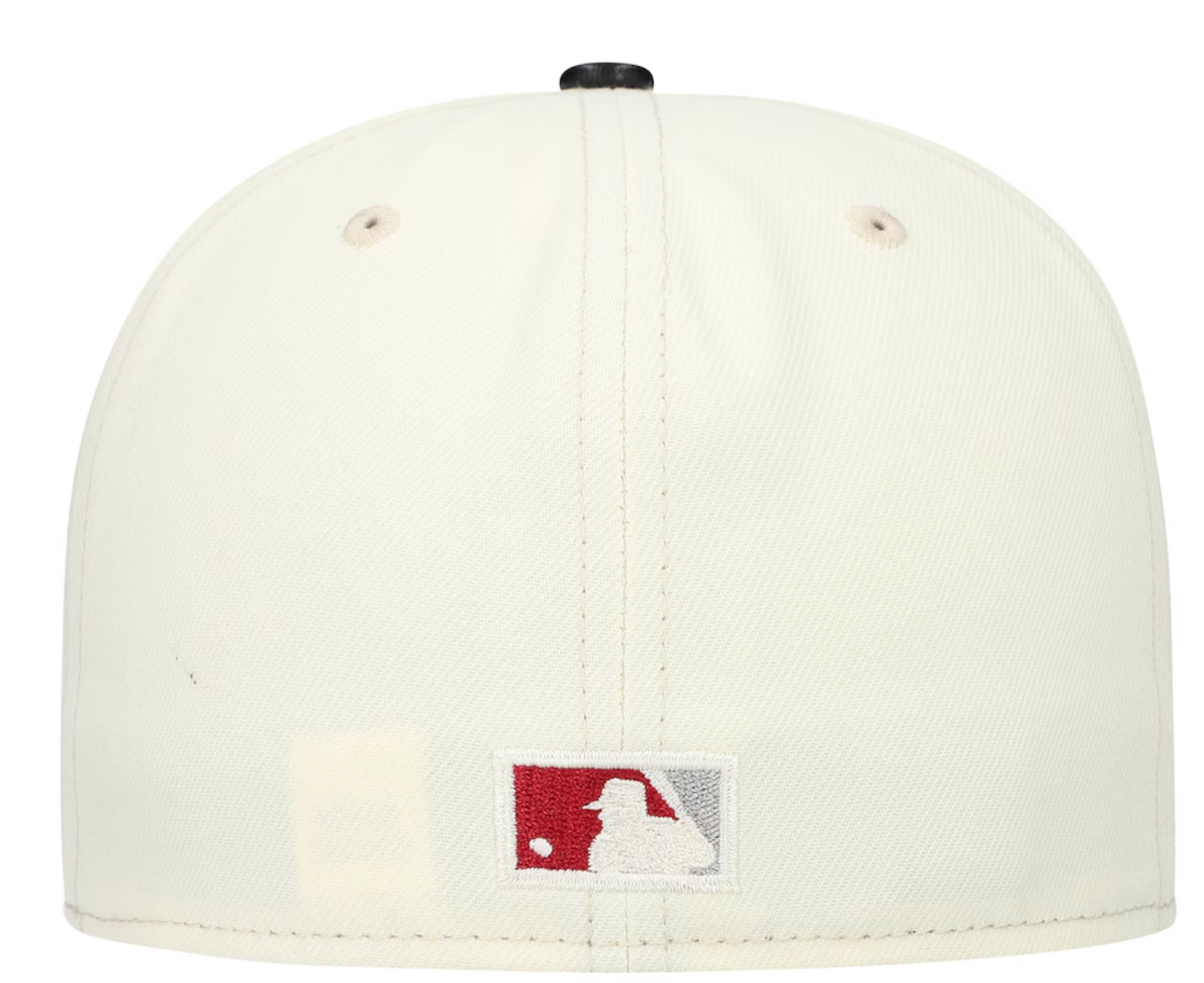 Philadelphia Phillies Cooperstown Collection Cream/Black Leather Visor New Era 59FIFTY Fitted Hat Official Team Hat Sports Fan Cap Official MLB Team H