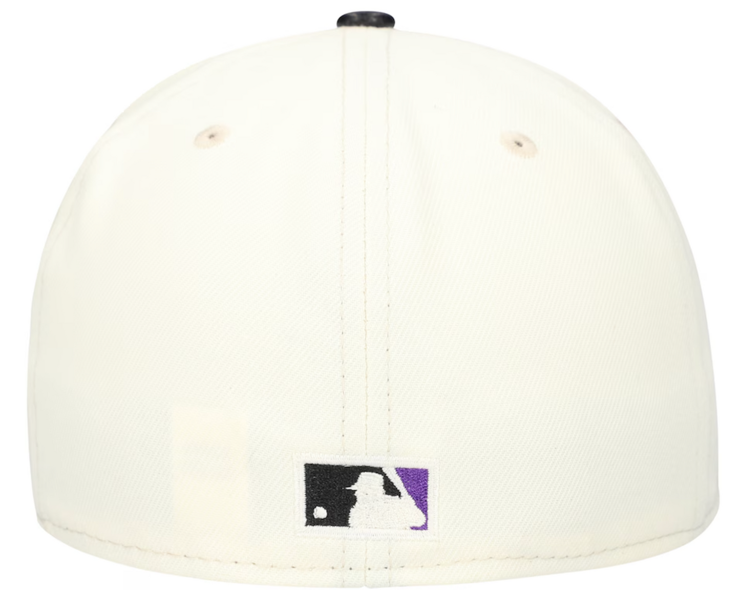 Tampa Bay Devil Rays Cooperstown Collection Cream/Black Leather Visor New Era 59FIFTY Fitted Hat Official Team Hat Sports Fan Cap Official MLB Team Ha