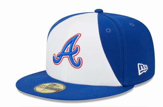 Atlanta Braves City Connect Royal/White New Era 59FIFTY Fitted Hat Official Team Hat Sports Fan Cap Official MLB Team Hat Baseball Fan Cap