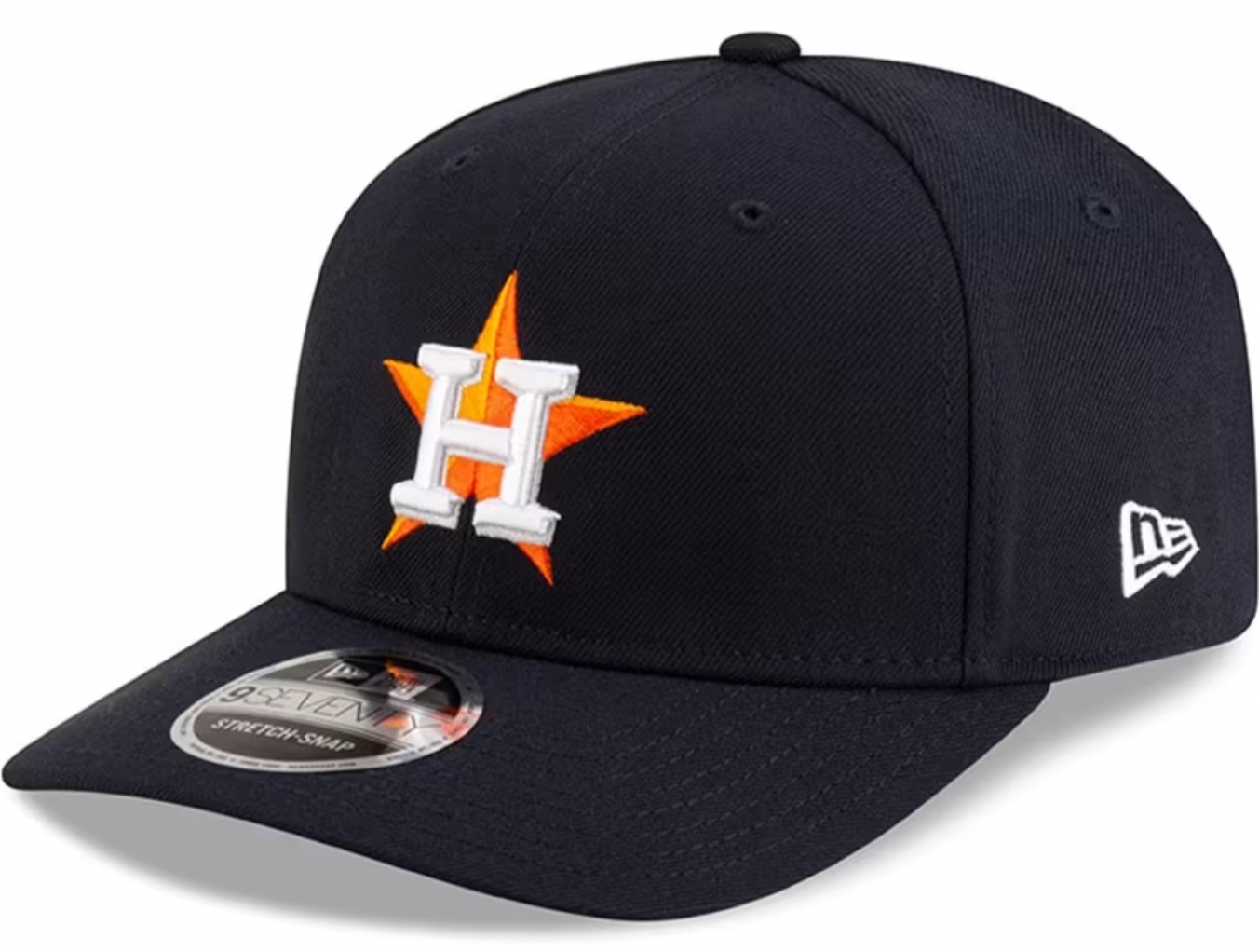 Houston Astros Navy New Era Player Replica 9SEVENTY Stretch Snap Adjustable Hat Official Team Hat Sports Fan Cap Official MLB Team Hat Baseball Fan Ca