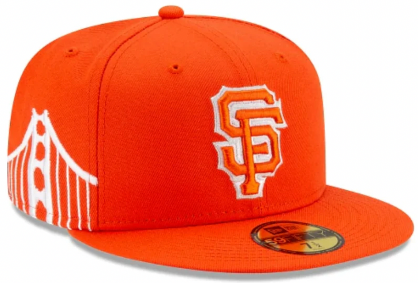 Men's San Francisco Giants New Era Orange City Connect 59FIFTY Fitted Hat Official Team Hat Sports Fan Cap Official MLB Team Hat Baseball Fan Cap