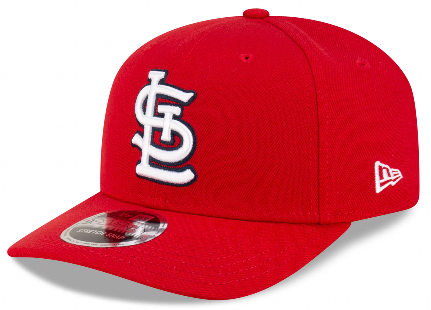 St. Louis Cardinals Red New Era Player Replica 9SEVENTY Stretch Snap Adjustable Hat Official Team Hat Sports Fan Cap Official MLB Team Hat Baseball Fa