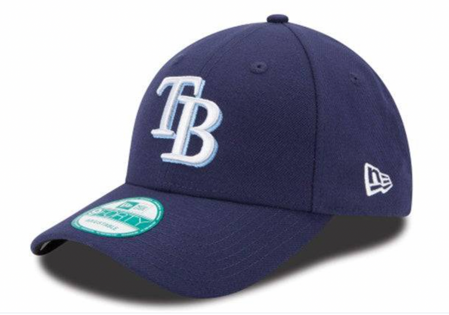 Men's New Era Tampa Bay Rays The League 9FORTY Adjustable Game Cap Official Team Hat Sports Fan Cap Official MLB Team Hat Baseball Fan Cap