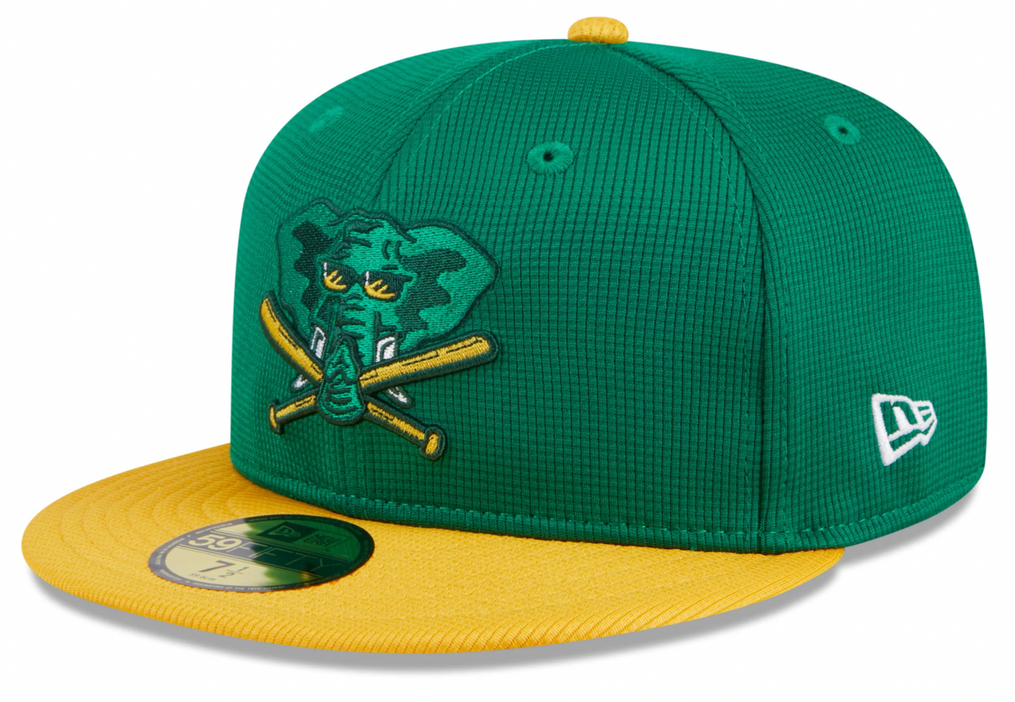 Men's Oakland Athletics New Era Green 2024 Batting Practice 59FIFTY Fitted Hat Official Team Hat Sports Fan Cap Official MLB Team Hat Baseball Fan Cap