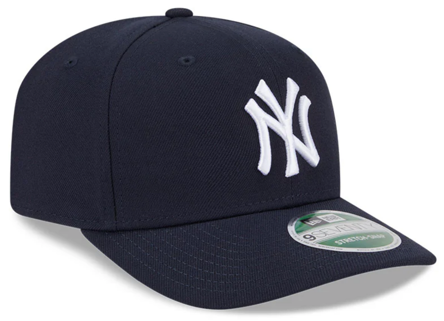 New York Yankes Navy New Era Player Replica 9SEVENTY Stretch Snap Adjustable Hat Official Team Hat Sports Fan Cap Official MLB Team Hat Baseball Fan C