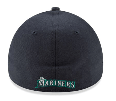 New Era Men's Seattle Mariners 39Thirty Classic Navy Stretch Fit Hat Official Team Hat Sports Fan Cap Official MLB Team Hat Baseball Fan Cap