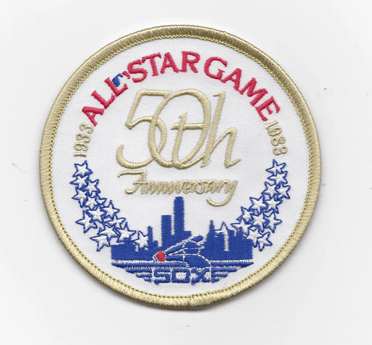 Chicago White Sox 50th Anniversary All Star Game Alternate Jersey Sleeve Patch Official Team Jersey Sports Fan Apparel Official MLB Team Jersey Baseba