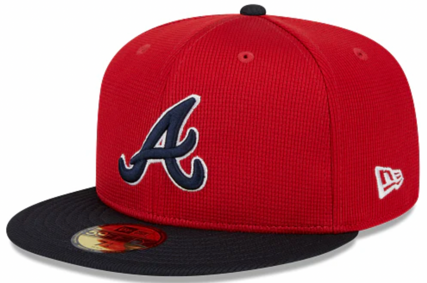 Atlanta Braves New Era Red/Navy 2025 Spring Training 59FIFTY Fitted Hat Official Team Hat Sports Fan Cap Official MLB Team Hat Baseball Fan Cap