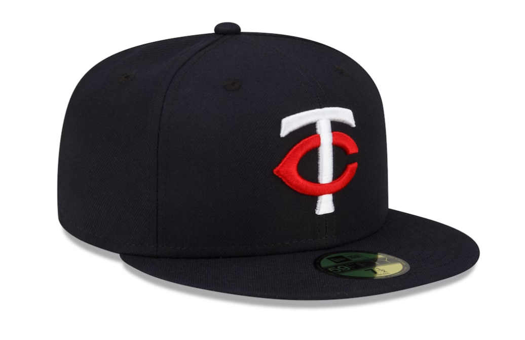 Men's Minnesota Twins New Era Navy Authentic Collection Home 59FIFTY Fitted Hat Official Team Hat Sports Fan Cap Official MLB Team Hat Baseball Fan Ca