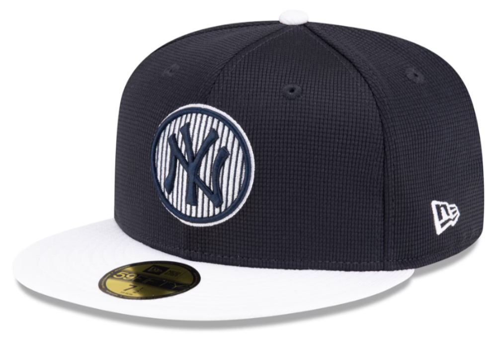 Men's New York Yankees New Era Navy 2024 Batting Practice 59FIFTY Fitted Hat Official Team Hat Sports Fan Cap Official MLB Team Hat Baseball Fan Cap