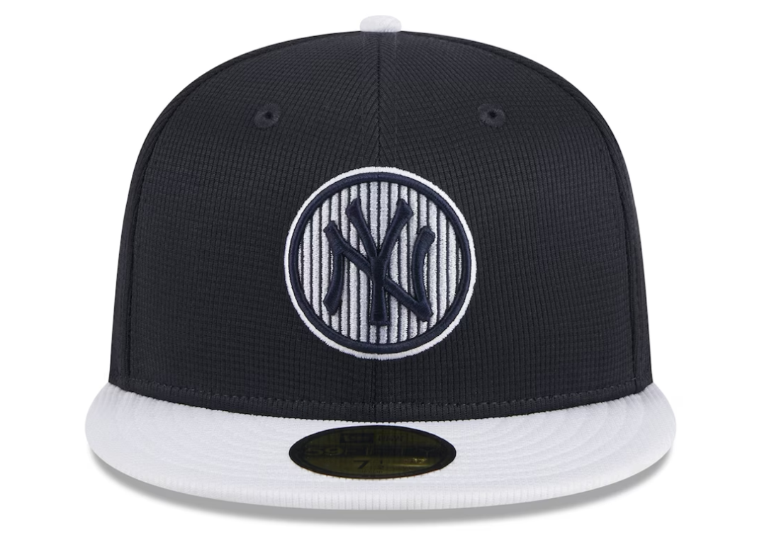 Men's New York Yankees New Era Navy 2024 Batting Practice 59FIFTY Fitted Hat Official Team Hat Sports Fan Cap Official MLB Team Hat Baseball Fan Cap