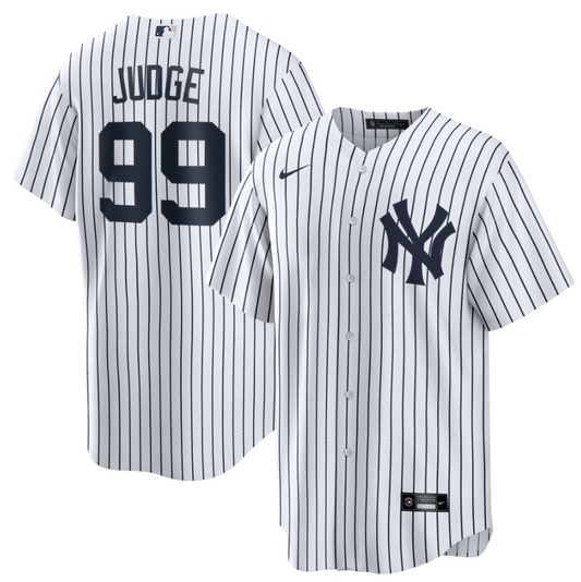 Men's Aaron Judge New York Yankees Nike Home White Replica Jersey With Name Official Team Jersey Sports Fan Apparel Official MLB Team Jersey Baseball