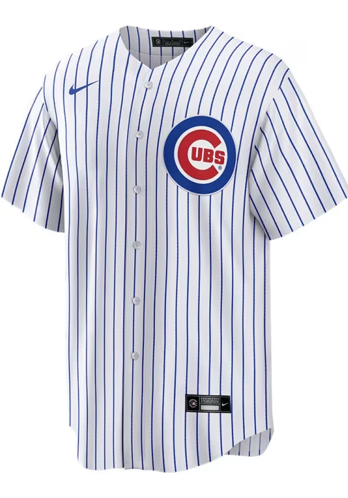 NIKE Men's Chicago Cubs Pete Crow-Armstrong #4 White Home Replica Jersey Official Team Jersey Sports Fan Apparel Official MLB Team Jersey Baseball Fan