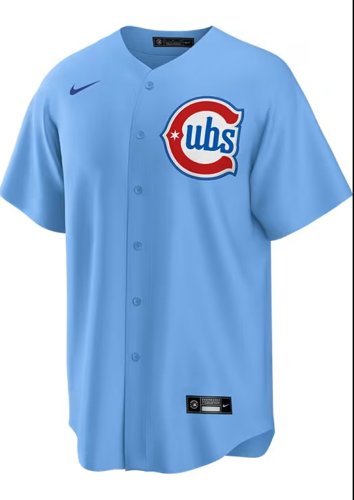 Men's Shota Imanaga #18 Chicago Cubs Nike Light Blue 2nd Alternate Replica Jersey Official Team Jersey Sports Fan Apparel Official MLB Team Jersey Bas