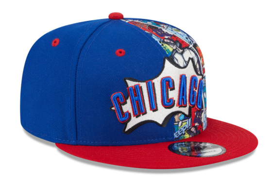 Chicago Cubs New Era 2025 Diamond Hero Royal/Red 9FIFTY Snapback Hat Official Team Hat Sports Fan Cap Official MLB Team Hat Baseball Fan Cap