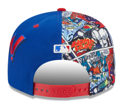 Chicago Cubs New Era 2025 Diamond Hero Royal/Red 9FIFTY Snapback Hat Official Team Hat Sports Fan Cap Official MLB Team Hat Baseball Fan Cap