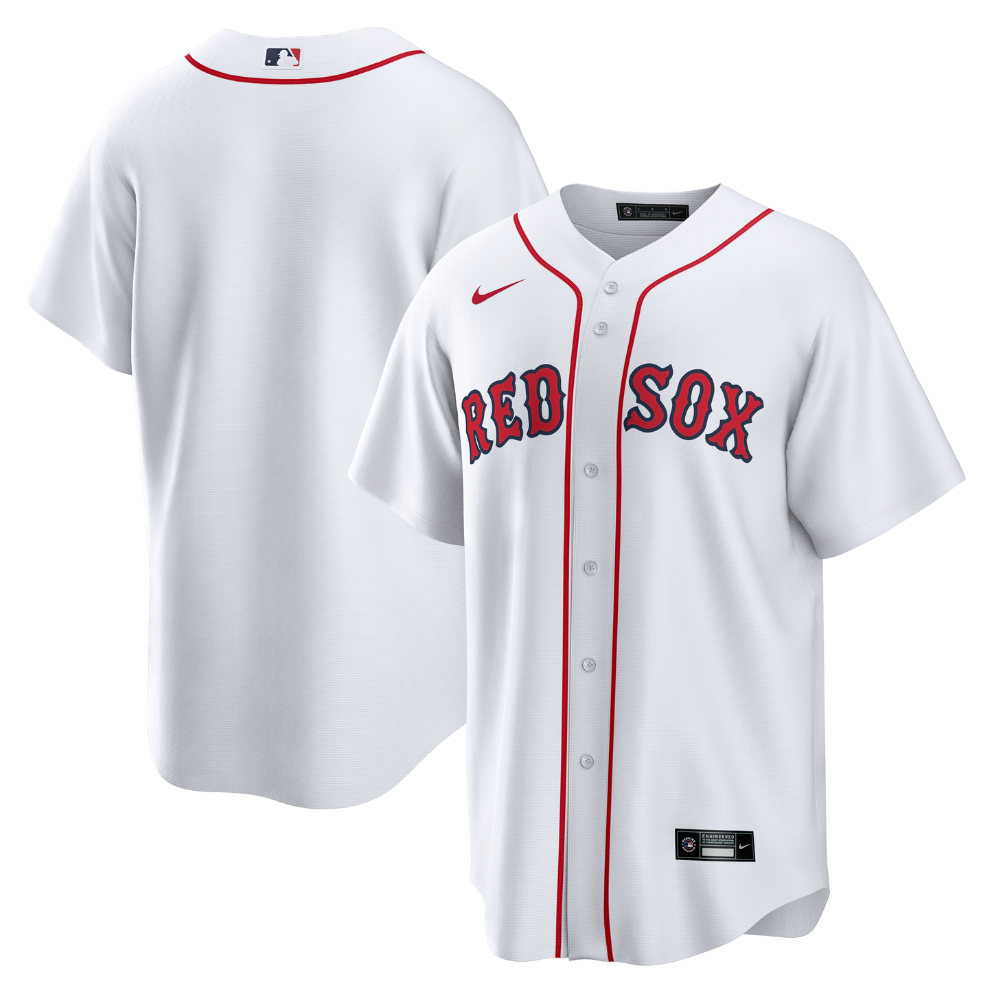 Men's Boston Red Sox Nike White Home Replica Team Jersey Official Team Jersey Sports Fan Apparel Official MLB Team Jersey Baseball Fan Apparel
