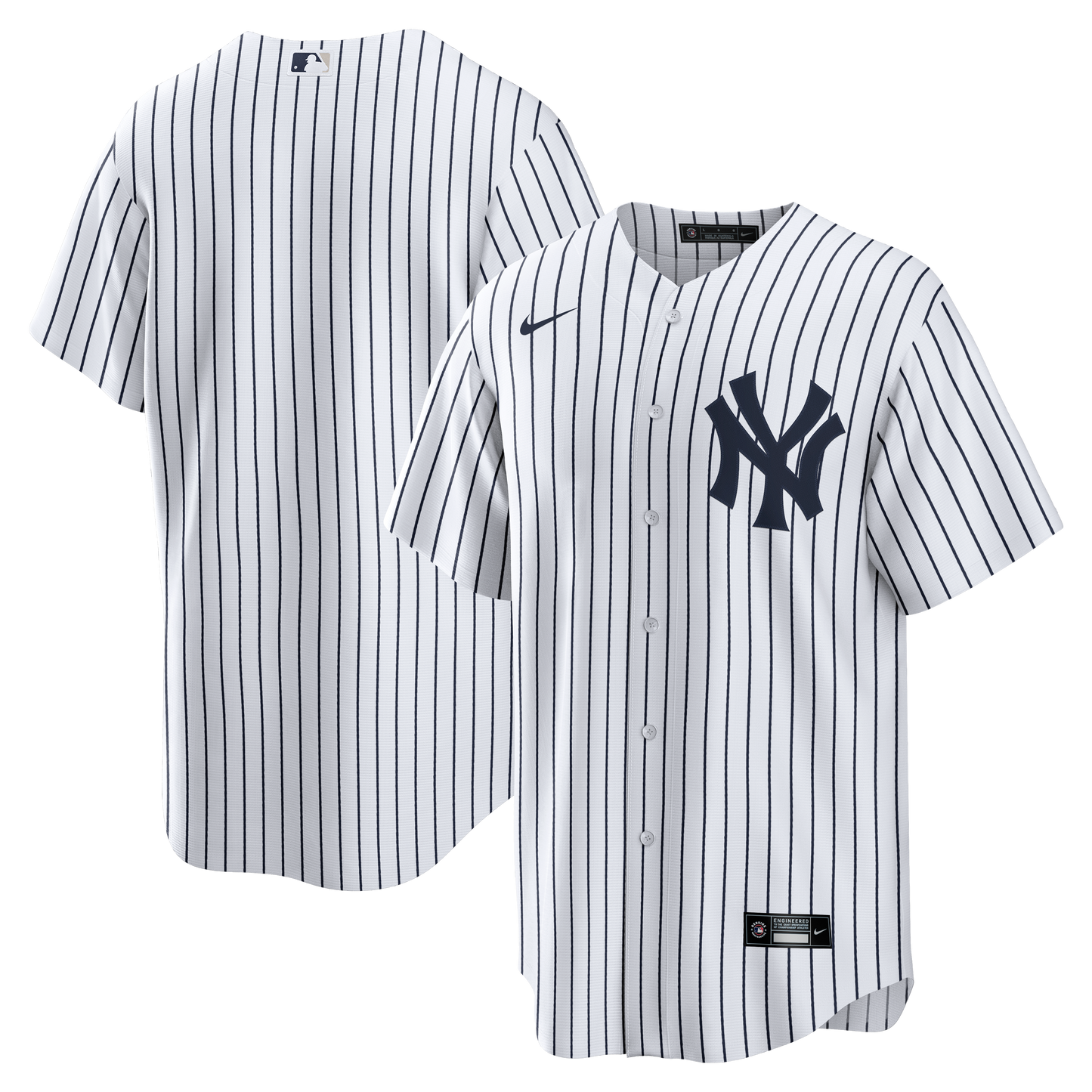 Men's New York Yankees Nike White Home Replica Blank Team Jersey Official Team Jersey Sports Fan Apparel Official MLB Team Jersey Baseball Fan Apparel