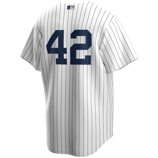 Men's Nike Mariano Rivera #42 White New York Yankees Home Official Replica Player Jersey Official Team Jersey Sports Fan Apparel Official MLB Team Jer