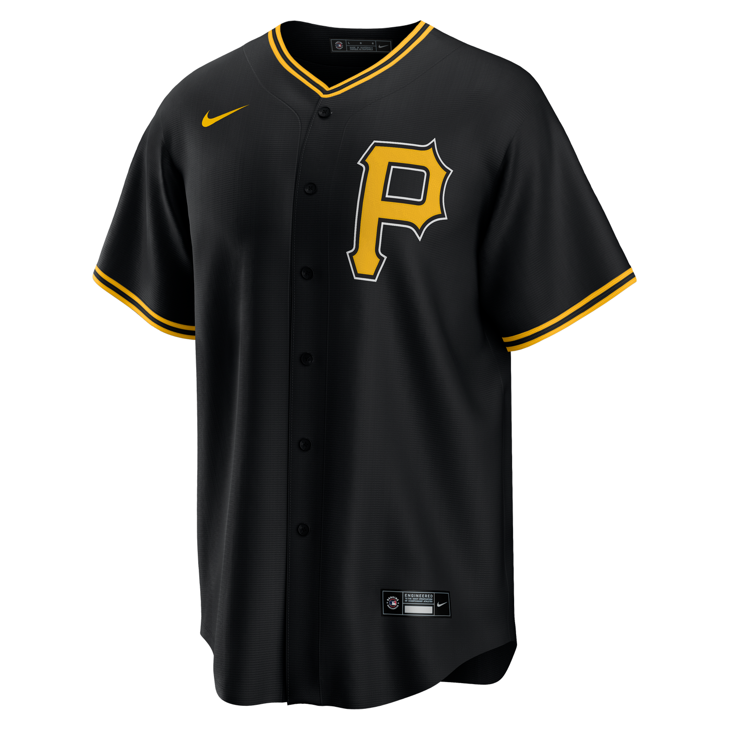 Men's Paul Skenes Pittsburgh Pirates Nike Black Alternate Replica Team Jersey Official Team Jersey Sports Fan Apparel Official MLB Team Jersey Basebal