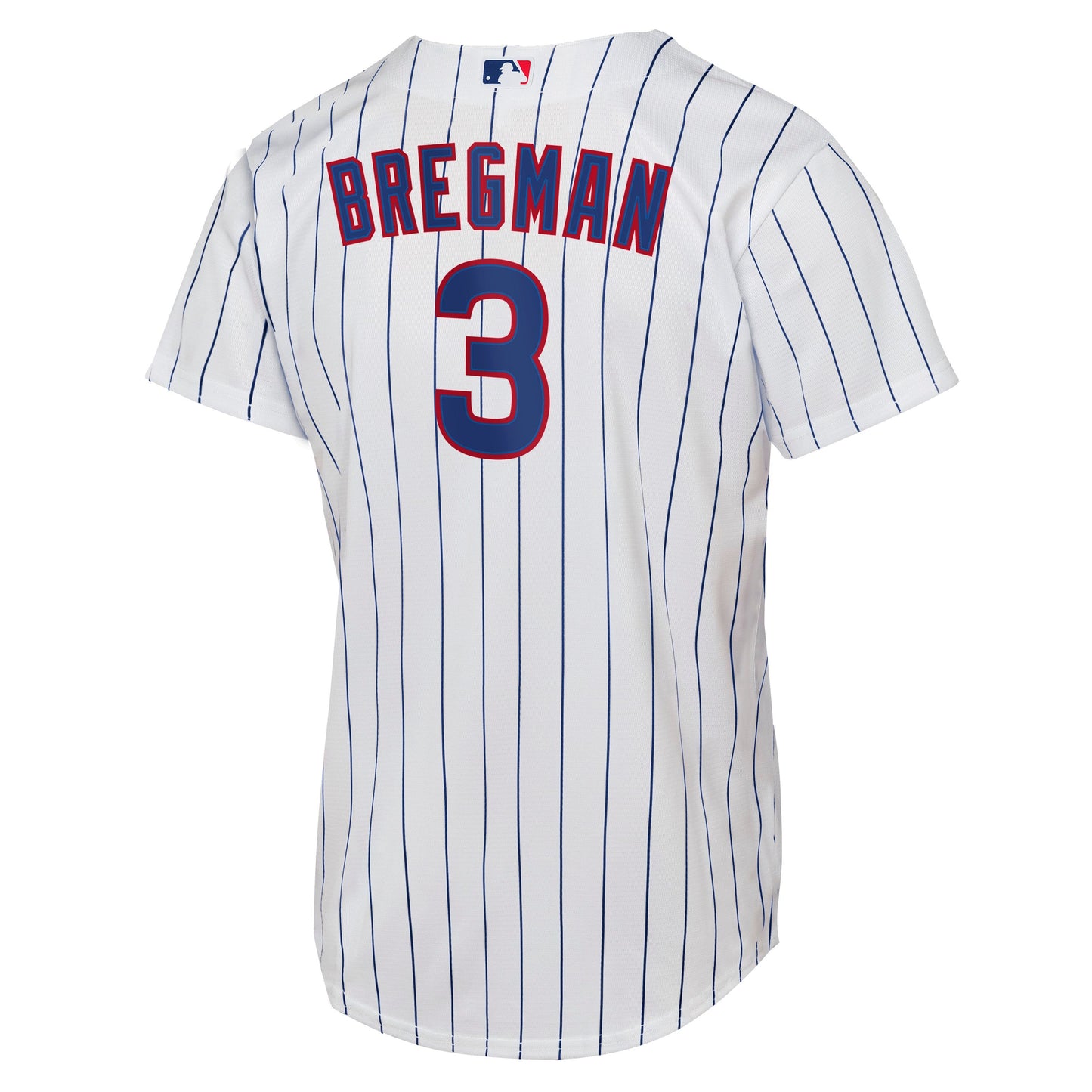 Youth Chicago Cubs Alex Bregman White Home Baseline Replica Jersey Official Team Jersey Sports Fan Apparel Official MLB Team Jersey Baseball Fan Appar