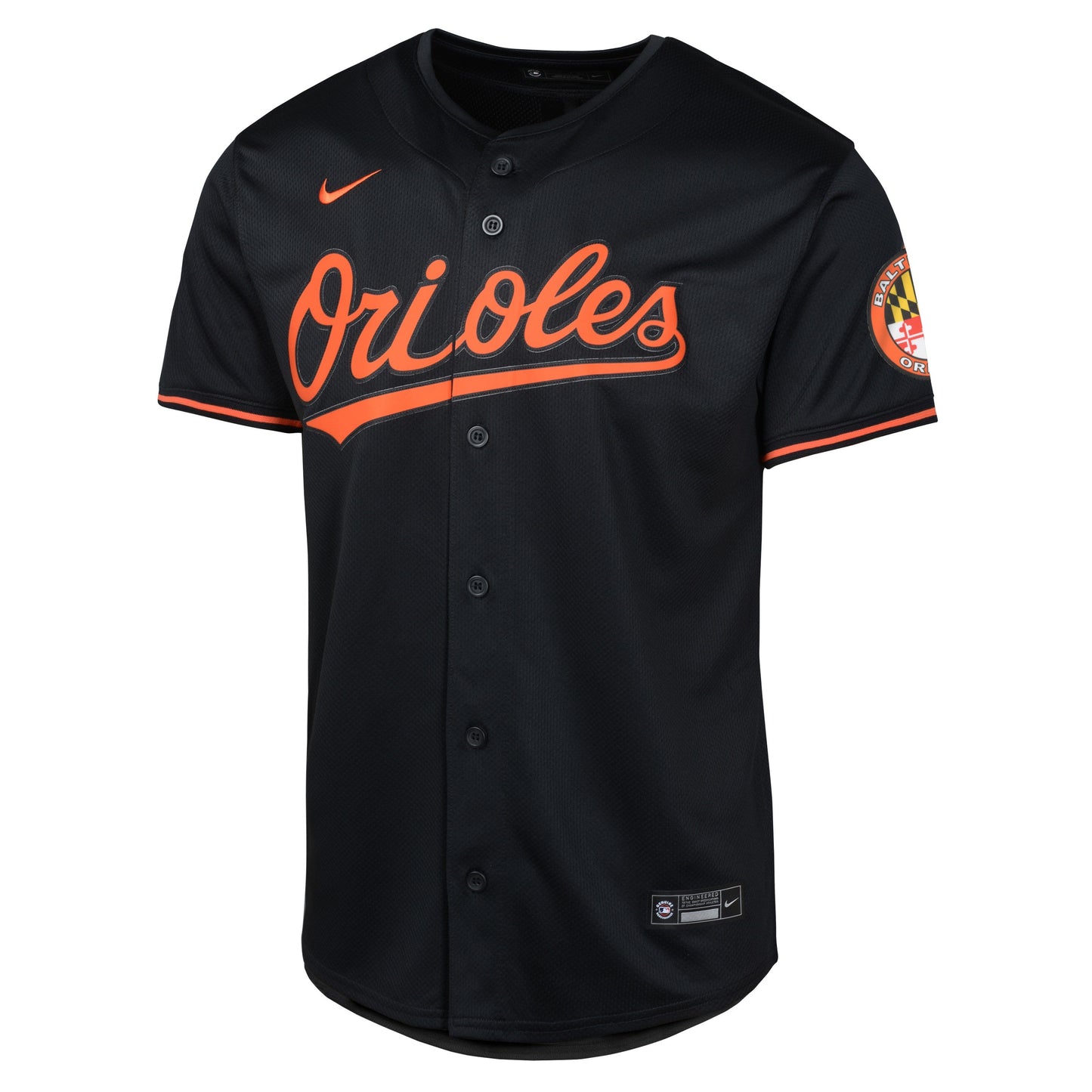 Youth Baltimore Orioles NIKE Black Alternate Limited Blank Replica Jersey Official Team Jersey Sports Fan Apparel Official MLB Team Jersey Baseball Fa