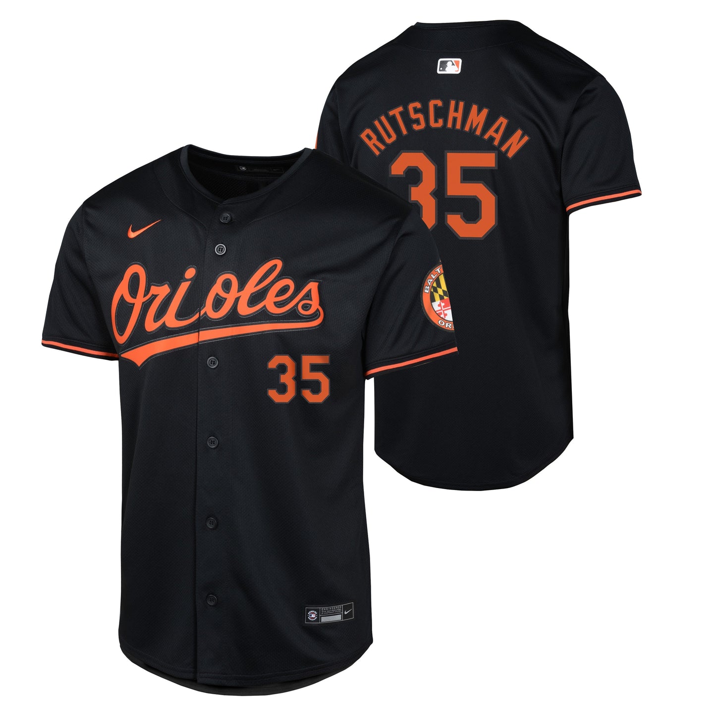 Youth Adley Rutschman NIKE Black Alternate Limited Replica Jersey Official Team Jersey Sports Fan Apparel Official MLB Team Jersey Baseball Fan Appare