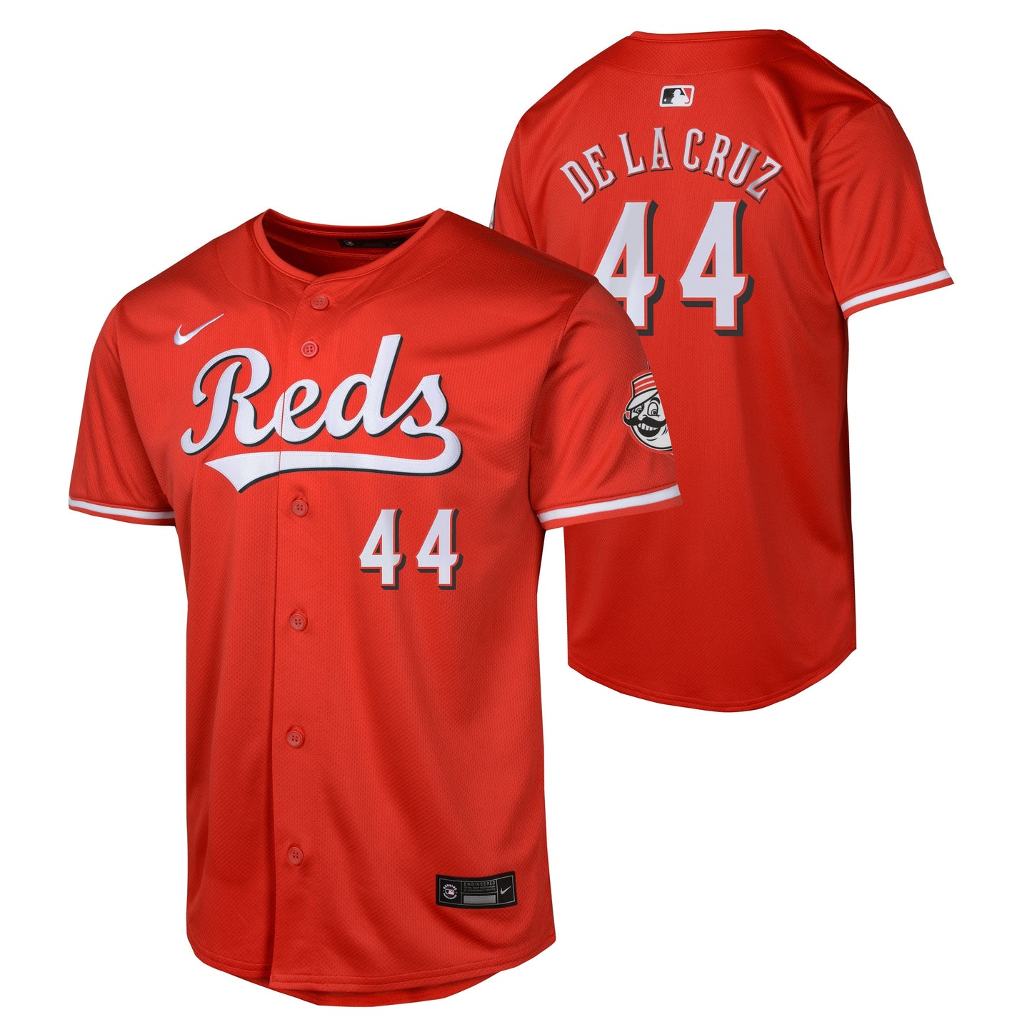 Youth Elly De La Cruz Cincinnati Reds NIKE Red Alternate Limited Replica Jersey Official Team Jersey Sports Fan Apparel Official MLB Team Jersey Baseb