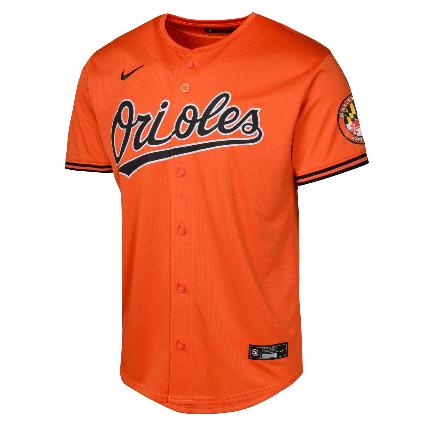 Youth Baltimore Orioles NIKE Orange Alternate Blank Limited Replica Jersey Official Team Jersey Sports Fan Apparel Official MLB Team Jersey Baseball F