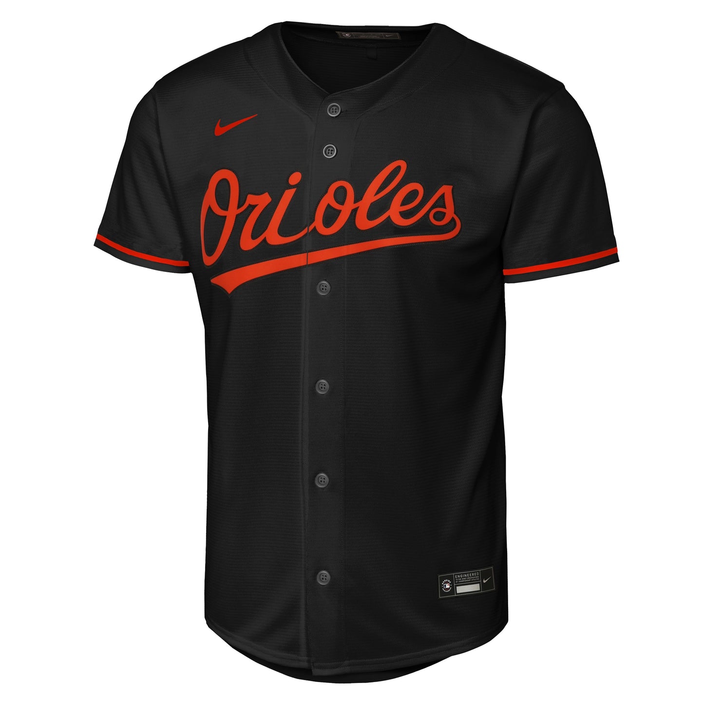 NIKE Youth Baltimore Orioles Gunnar Henderson Black Alternate Replica Jersey Official Team Jersey Sports Fan Apparel Official MLB Team Jersey Baseball