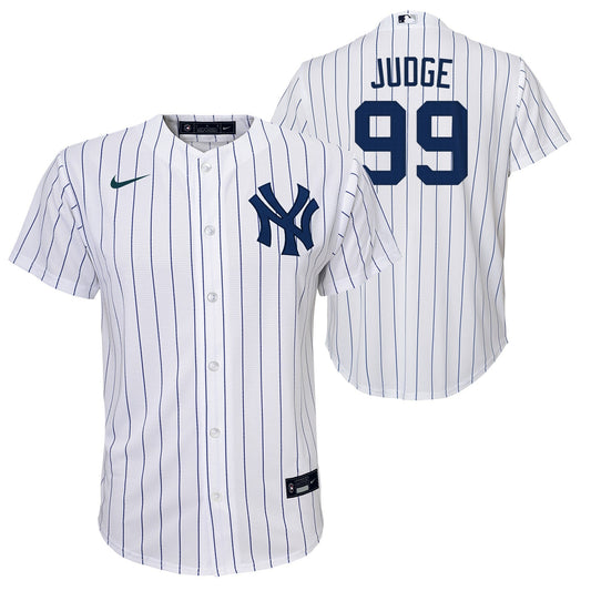 Youth Aaron Judge New York Yankees White Home Replica Player Jersey Official Team Jersey Sports Fan Apparel Official MLB Team Jersey Baseball Fan Appa