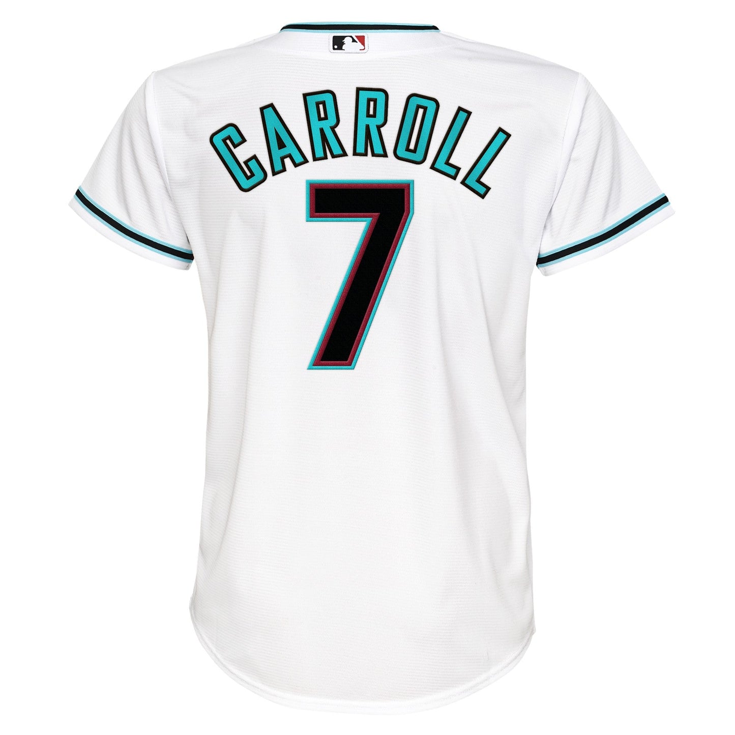 Youth Corbin Carroll Arizona Diamondbacks White Home Replica NIKE Screen Print Jersey Official Team Jersey Sports Fan Apparel Official MLB Team Jersey