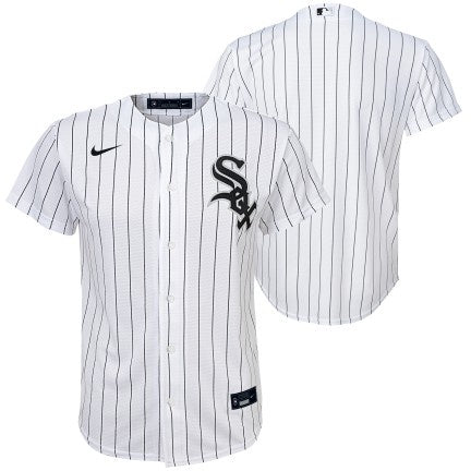 Youth Chicago White Sox Personalized Nike White Home Replica Team Jersey Official Team Jersey Sports Fan Apparel Official MLB Team Jersey Baseball Fan