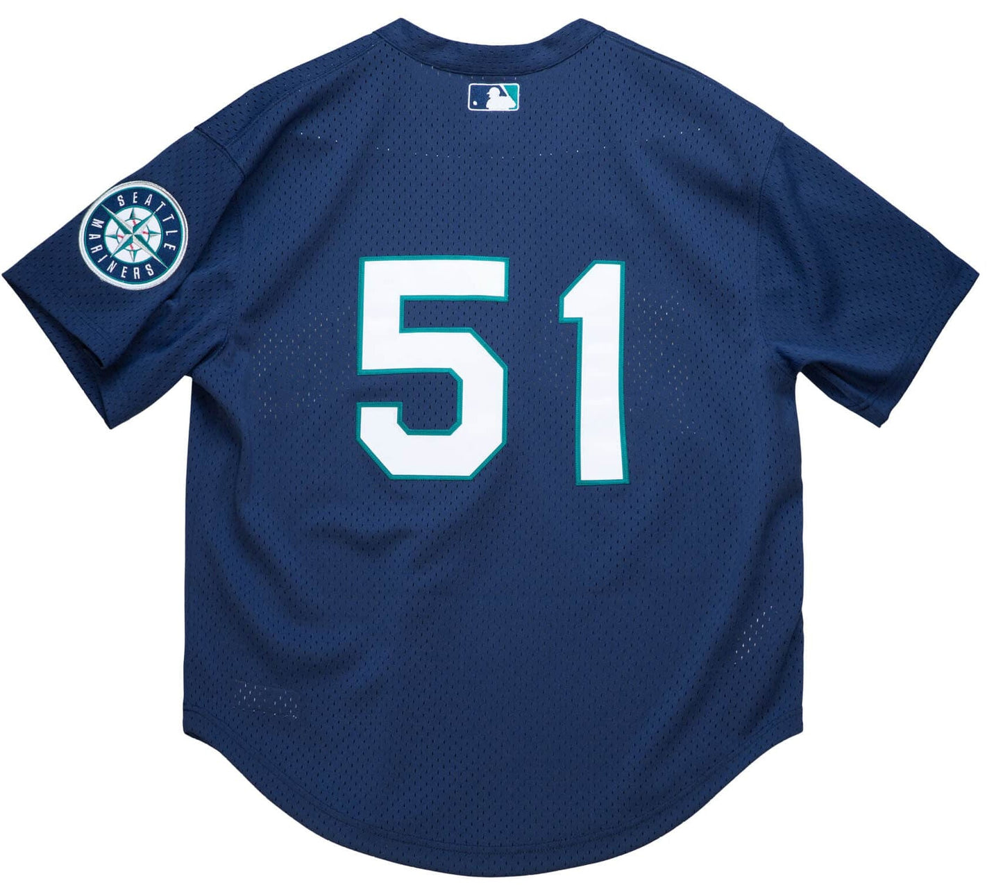 Men's Seattle Mariners Ichiro Suzuki 2002 Mitchell & Ness Navy Cooperstown Collection Mesh Batting Practice Jersey Official Team Jersey Sports Fan App