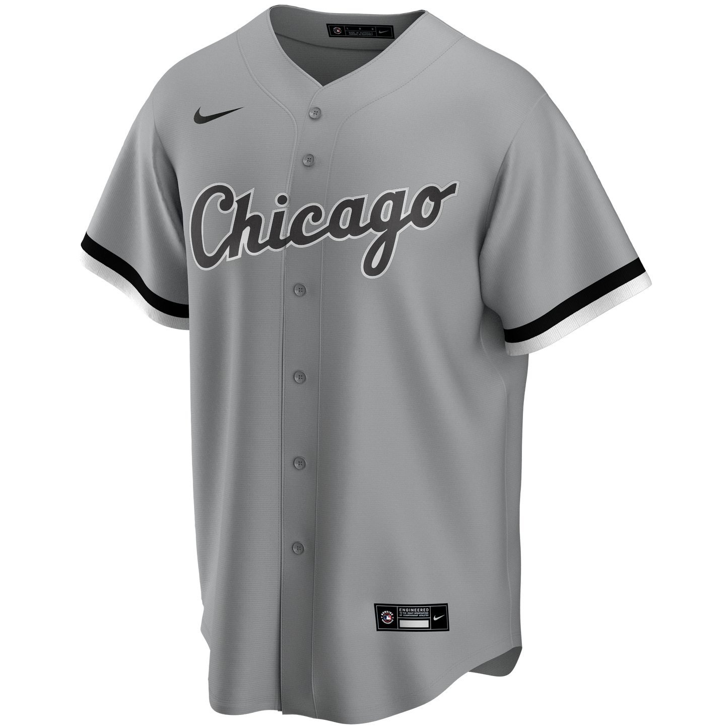 Men's Chicago White Sox Nike Gray Road Replica Team Jersey Official Team Jersey Sports Fan Apparel Official MLB Team Jersey Baseball Fan Apparel