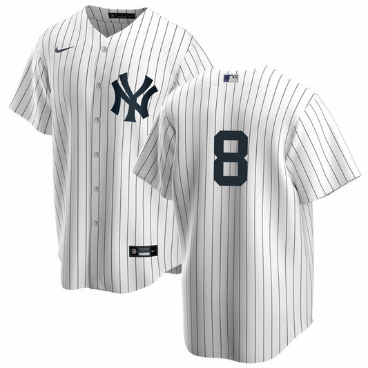 Men's Nike Yogi Berra #8 White New York Yankees Home Official Replica Player Jersey Official Team Jersey Sports Fan Apparel Official MLB Team Jersey B