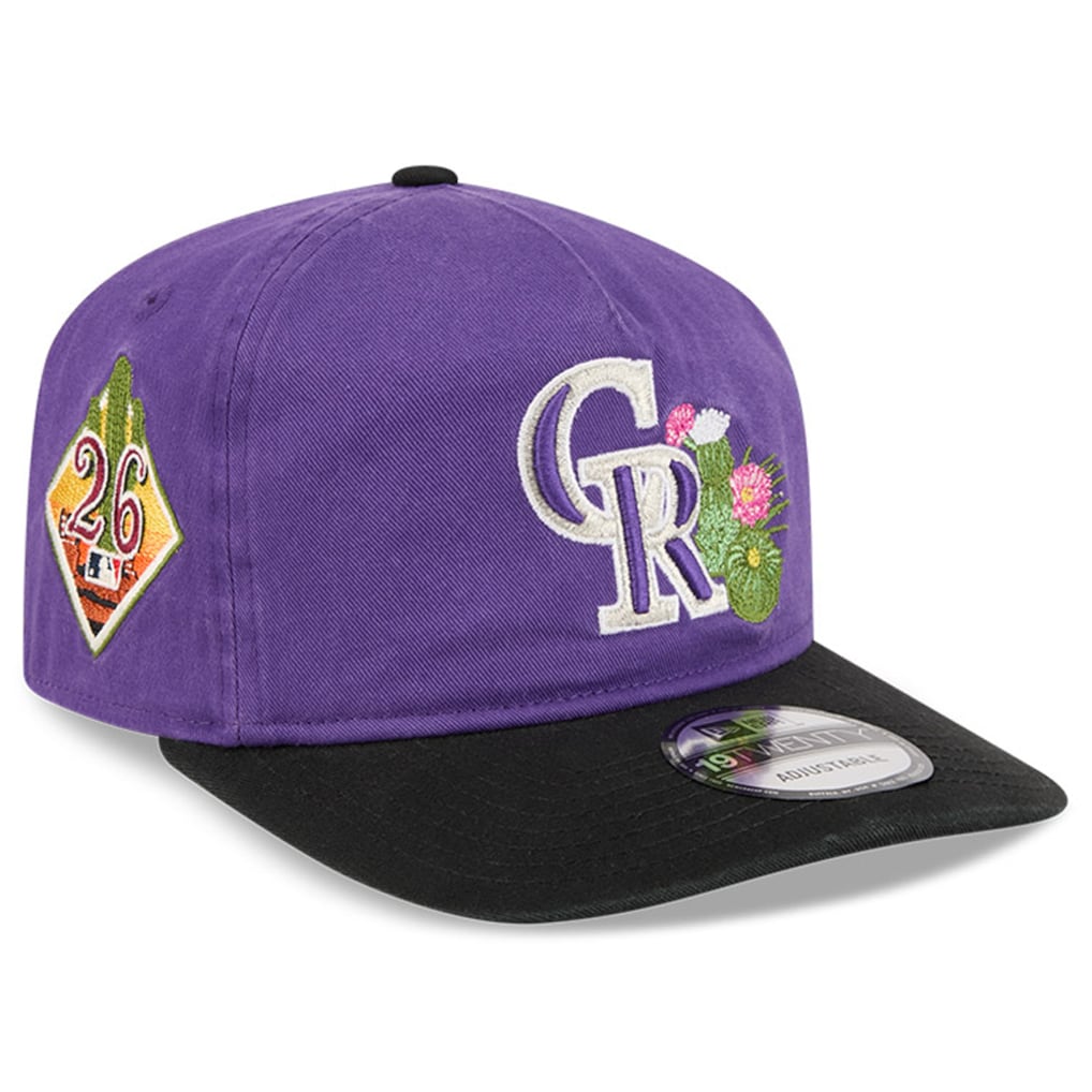 Colorado Rockies MLB 19Twenty Spring Training New Era Purple/Black Official Team Hat Sports Fan Cap Official MLB Team Hat Baseball Fan Cap