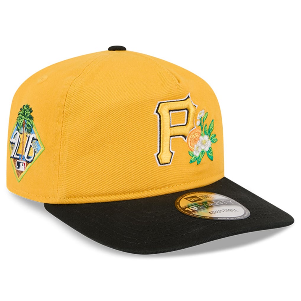 Pittsburgh Pirates MLB 19Twenty Spring Training New Era Yellow/Black Official Team Hat Sports Fan Cap Official MLB Team Hat Baseball Fan Cap