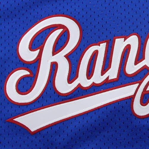 Men's Mitchell & Ness Nolan Ryan Royal Texas Rangers 1989 Authentic Cooperstown Collection Mesh Batting Practice Jersey Official Team Jersey Sports Fa
