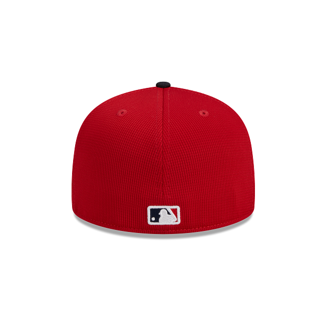 Atlanta Braves New Era Red/Navy 2025 Spring Training 59FIFTY Fitted Hat Official Team Hat Sports Fan Cap Official MLB Team Hat Baseball Fan Cap