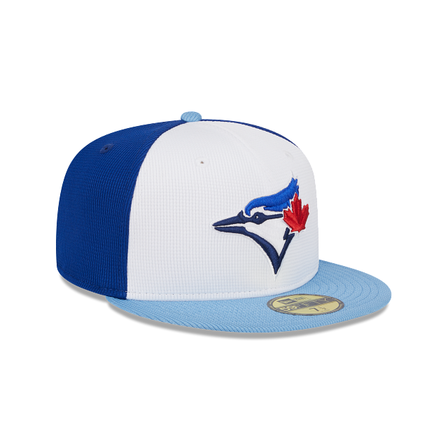Toronto Blue Jays New Era White/Blue 2024 Spring Training 59FIFTY Fitted Hat Official Team Hat Sports Fan Cap Official MLB Team Hat Baseball Fan Cap