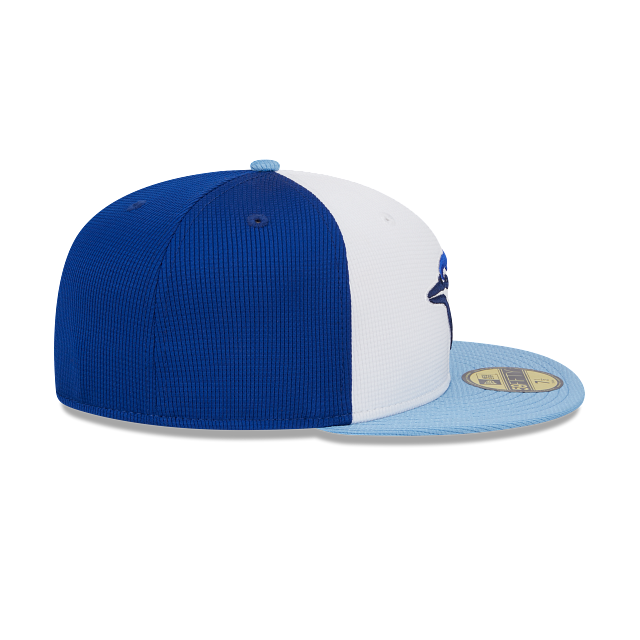 Toronto Blue Jays New Era White/Blue 2024 Spring Training 59FIFTY Fitted Hat Official Team Hat Sports Fan Cap Official MLB Team Hat Baseball Fan Cap